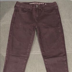 American Eagle super stretch mid rise skinny jean